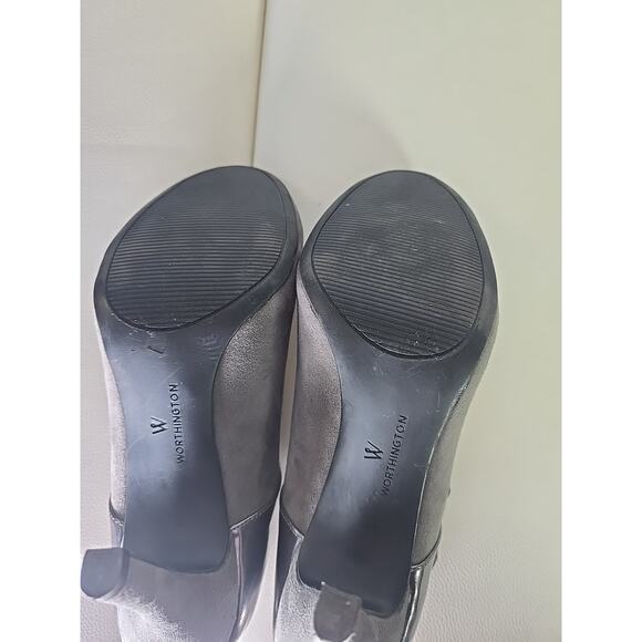 Suede 90s MaryJanes 8.5M Cushion For Comfort Acedemiacore Chic Worthington - Picture 8 of 11